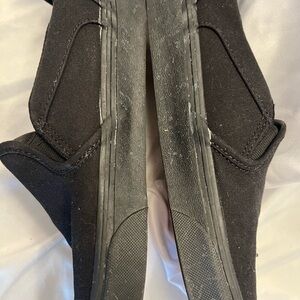 Black High-Top Sneakers